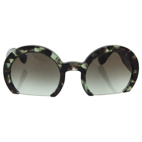 Miu Miu Miu Miu MU 07Q UAG-4K1 - Green Tortoise/Green Gradient by Miu Miu for Women - 52-25-140 mm Sunglasses