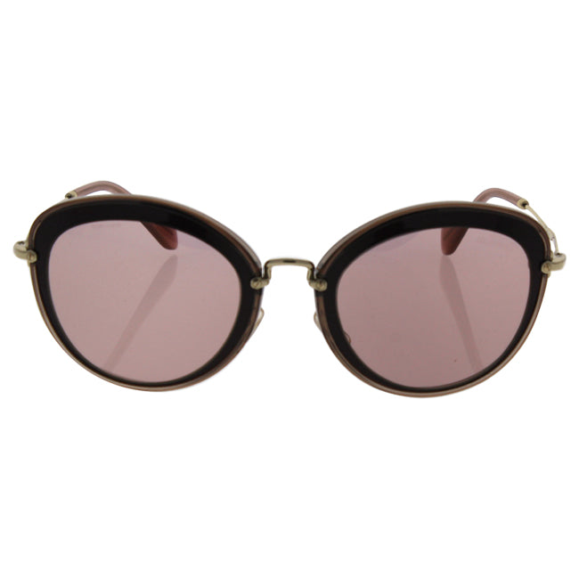 Miu Miu Miu Miu MU 50R TKW-4M2 - Bordeaux/Pink Gold by Miu Miu for Women - 54-26-140 mm Sunglasses