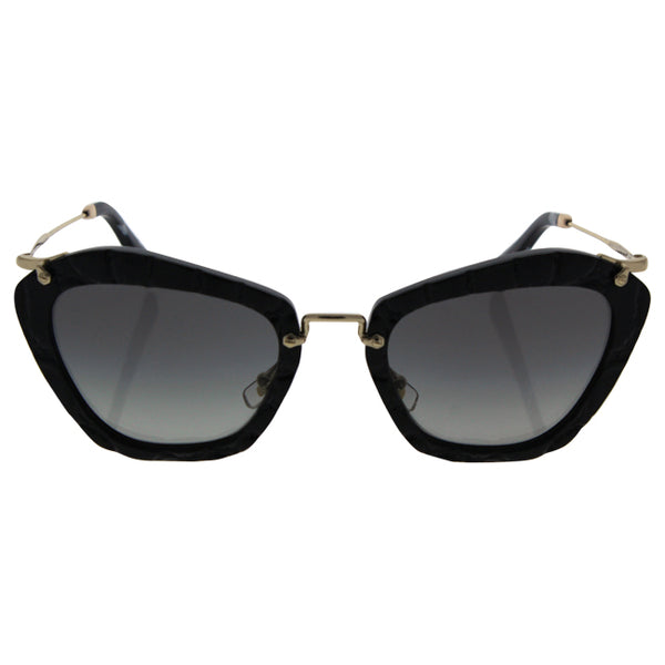 Miu Miu Miu Miu MU 10N USW-3M1 - Black/Grey by Miu Miu for Women - 55-24-140 mm Sunglasses