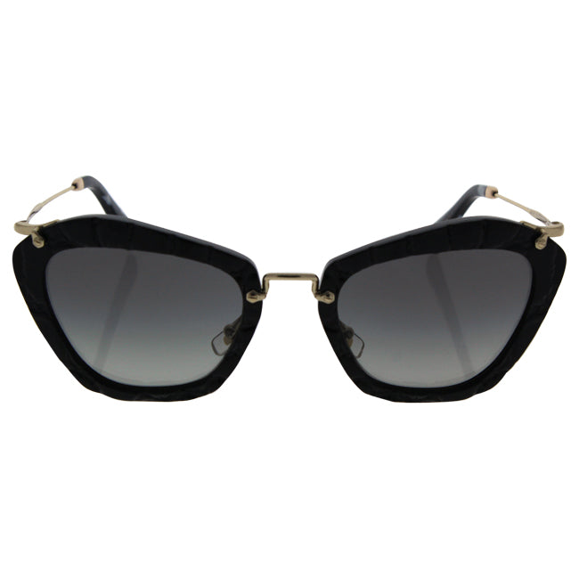 Miu Miu Miu Miu MU 10N USW-3M1 - Black/Grey by Miu Miu for Women - 55-24-140 mm Sunglasses