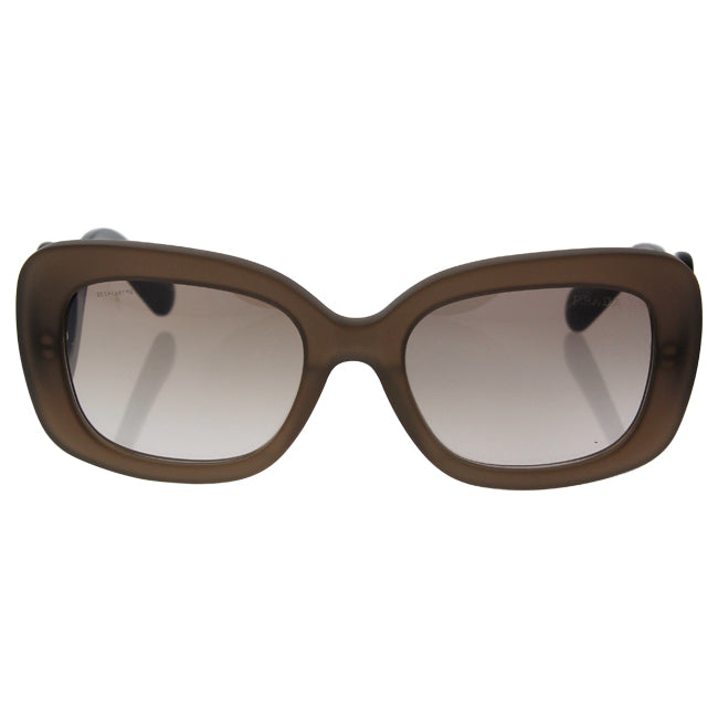 Prada Prada SPR 27O UBU-4O0 - Dark Brown Matte Trasparent-Gradient Brown Silver by Prada for Women - 54-19-135 mm Sunglasses