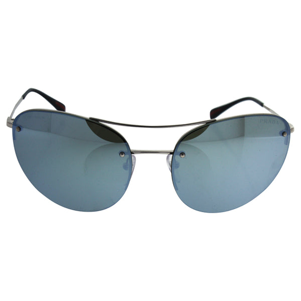 Prada Prada SPS 51R 1BC-5K2 - Silver/Green Silver by Prada for Women - 59-18-135 mm Sunglasses