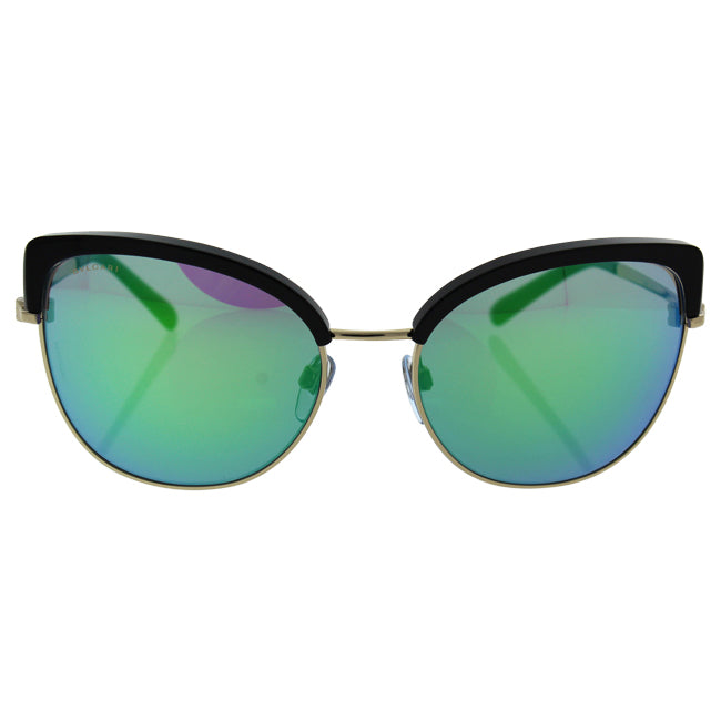 Bvlgari Bvlgari BV6082 278/3R - Pale Gold-Black/Grey Mirror Green by Bvlgari for Women - 58-18-135 mm Sunglasses