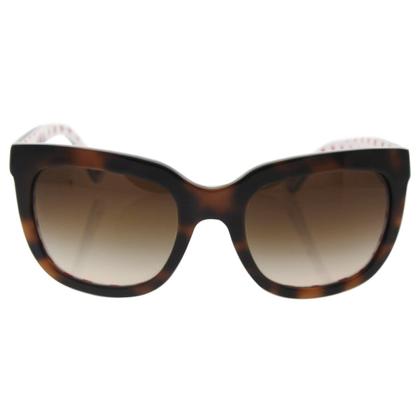 Dolce and Gabbana Dolce and Gabbana DG 4197 2872/13 - Havana Red Dots White/Brown Gradient by Dolce and Gabbana for Women - 53-21-140 mm Sunglasses