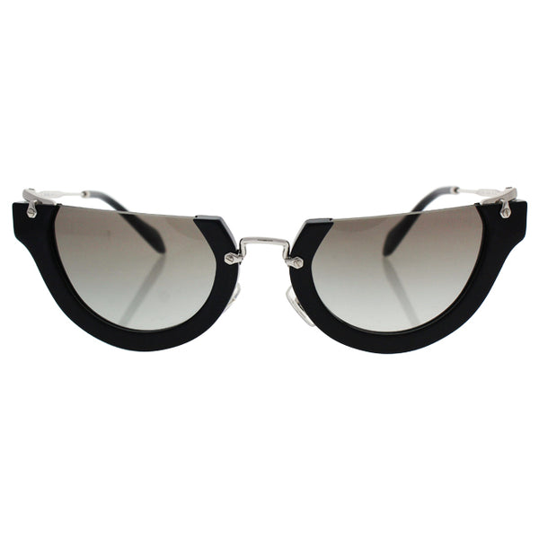 Miu Miu Miu Miu MU 11Q 1AB-0A7 - Black/Grey by Miu Miu for Women - 52-26-140 mm Sunglasses