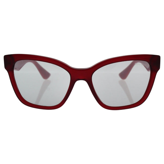 Miu Miu Miu Miu MU 06R TKW-5J0 - Opal Bordeaux/Grey by Miu Miu for Women - 57-18-140 mm Sunglasses