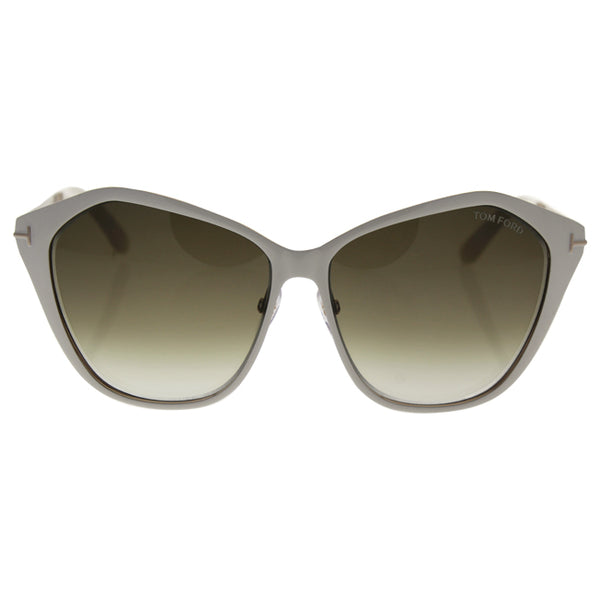 Tom Ford Tom Ford TF391 25F Lena - Ivory/Brown Gradient by Tom Ford for Women - 58-13-140 mm Sunglasses