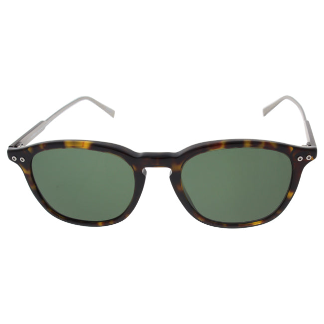 Mont Blanc Mont Blanc MB599S 52R - Dark Tortoise/Green Polarized by Mont Blanc for Women - 49-19-145 mm Sunglasses