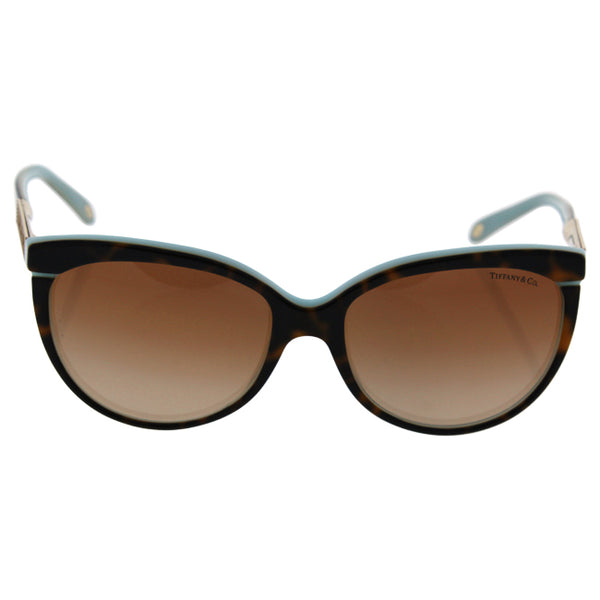 Tiffany and Co. Tiffany TF 4097 8134/3B - Havana Blue/Brown Gradient by Tiffany and Co. for Women - 56-16-140 mm Sunglasses
