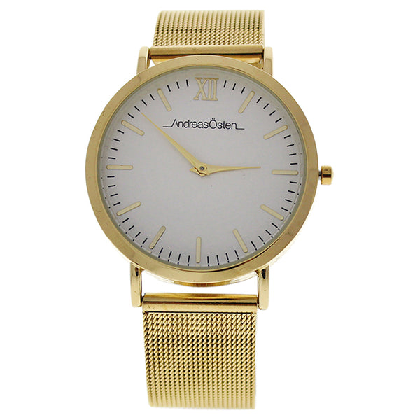 Andreas Osten AO-130 Distrig - Gold Stainless Steel Mesh Bracelet Watch by Andreas Osten for Women - 1 Pc Watch