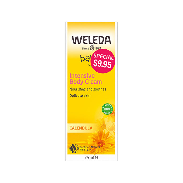 Weleda Baby Organic Intensive Body Cream Calendula STICKERED 75ml