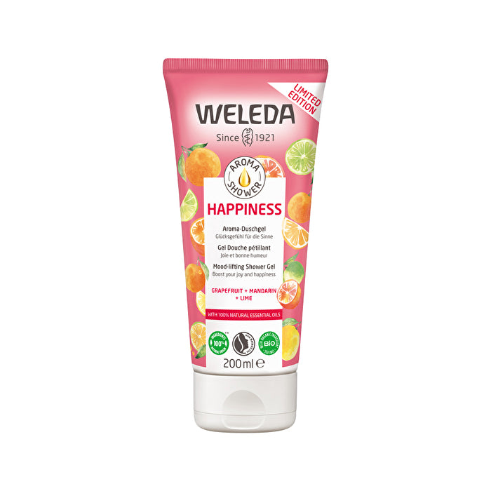 Weleda Organic Aroma Shower Gel Happiness (Grapefruit + Mandarin + Lime) 200ml