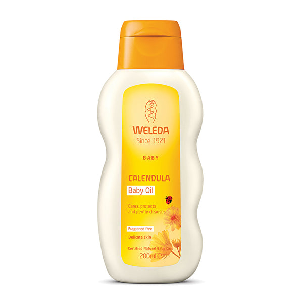 Weleda Baby Oil Calendula Fragrance Free 200ml