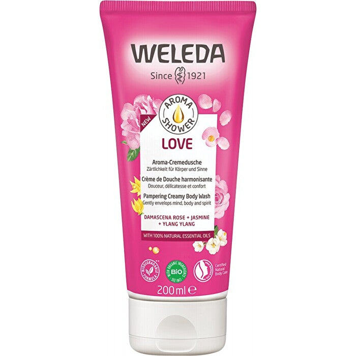 Weleda Shower Gel Aroma Love (Damascena Rose + Jamine + Ylang Ylang) 200ml