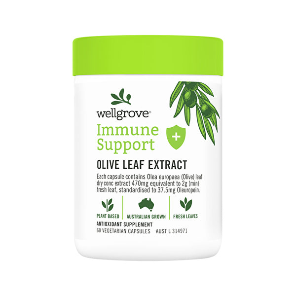 Wellgrove Olive Leaf Extract Immune Support 60vc