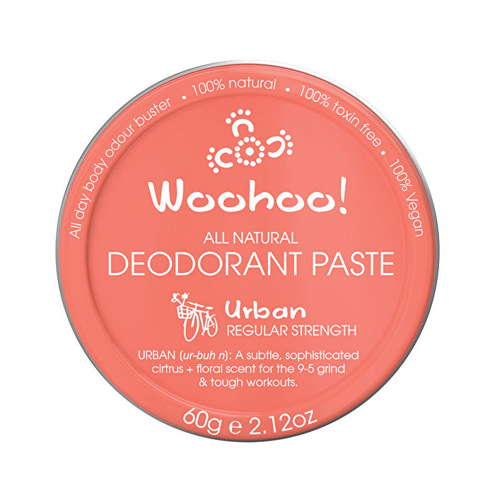 Woohoo Deodorant Paste Urban (Regular Strength) Tin 60g