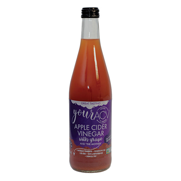 Your Acv Apple Cider Vinegar with Grape and 'The Mother' 500ml