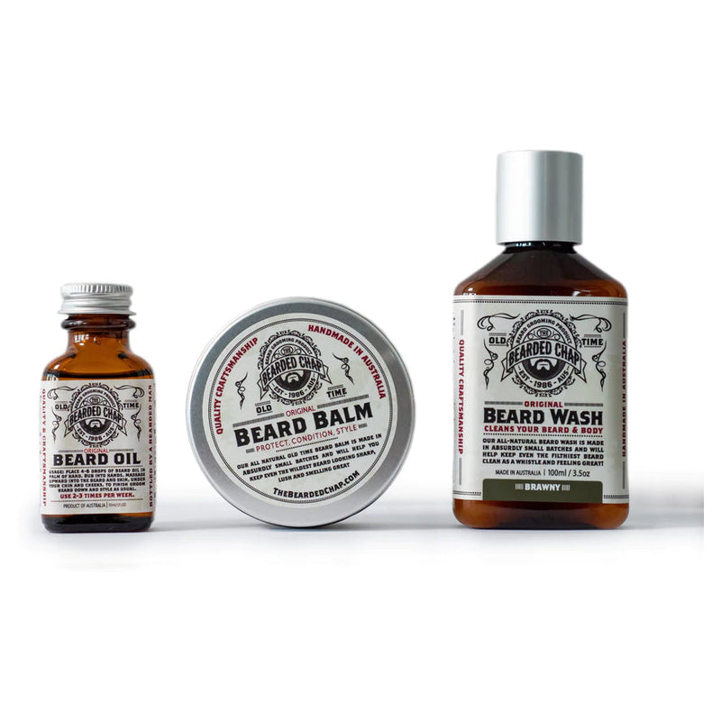 The Bearded Chap Beard Trilogy Kit - Brawny