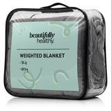 Beautifully Healthy Weighted Blanket 7 kg Grey